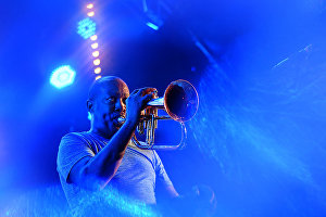 Трубач Тед Вілсон (США) виступає на фестивалі Koktebel Jazz Party