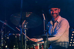 Музикант Павло Тимофєєв під час виступу на 17-му міжнародному музичному фестивалі Koktebel Jazz Party